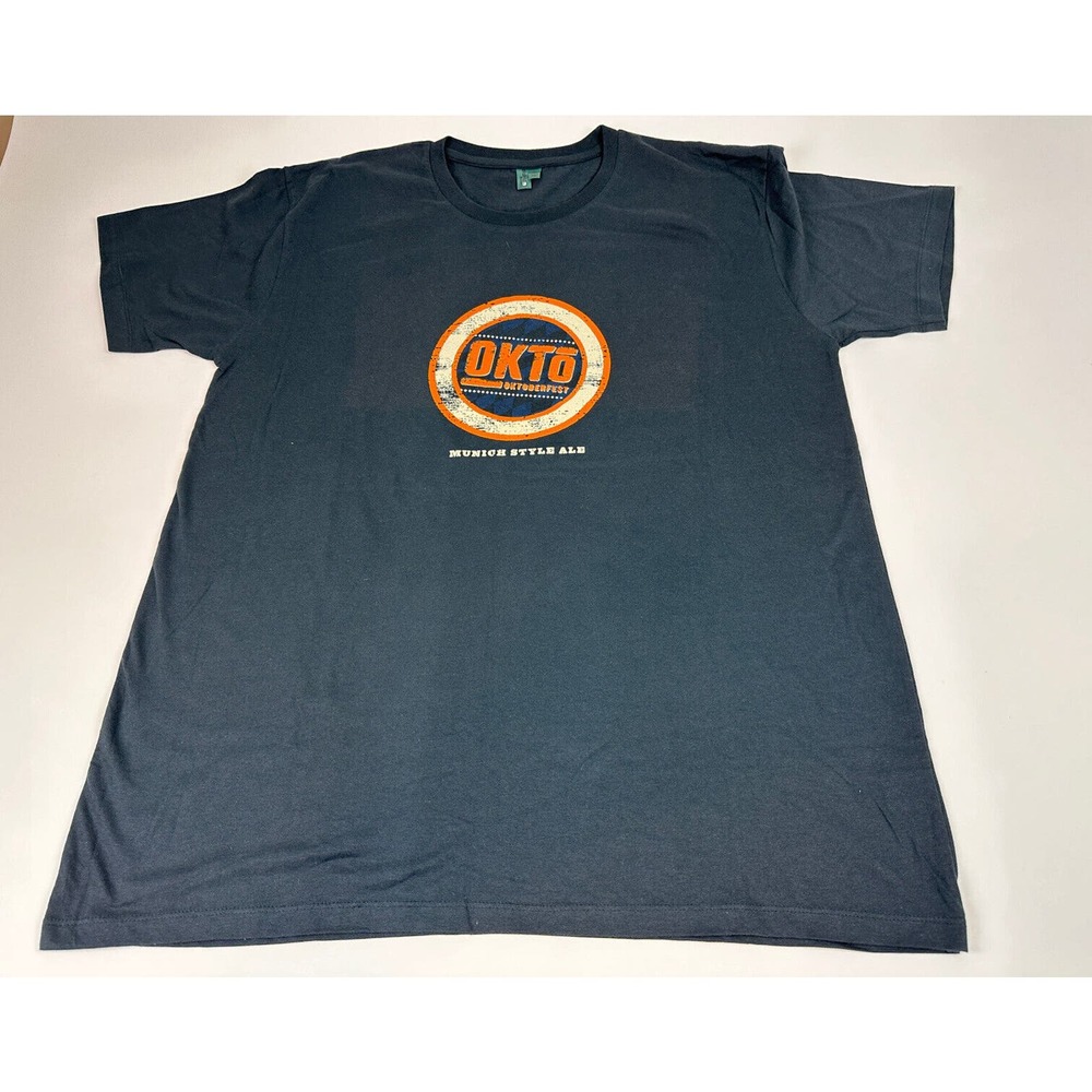 Widmer Brothers Okto Oktoberfest Munich Style Ale T-Shirt Size XL Black Beer VTG